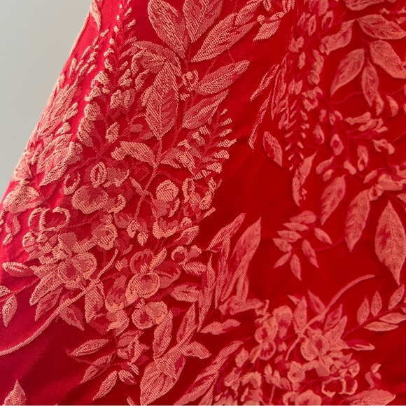 Pili Carrera Red Jaquard Dress for little girl - Picture 5 of 5